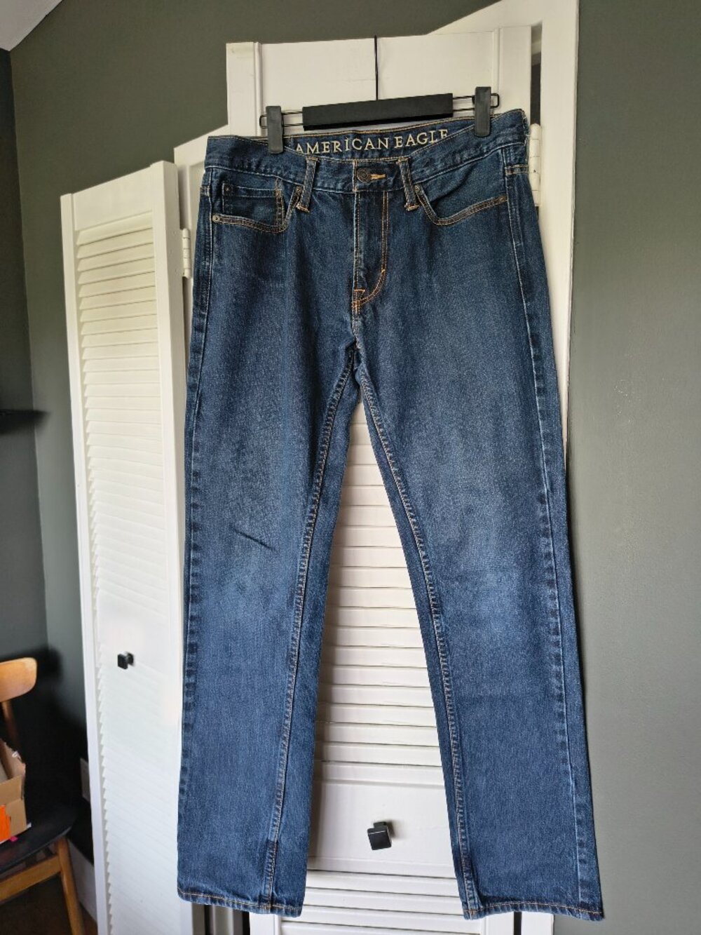 American Eagle Slim Fit Dark Wash Denim Jeans - 30x32